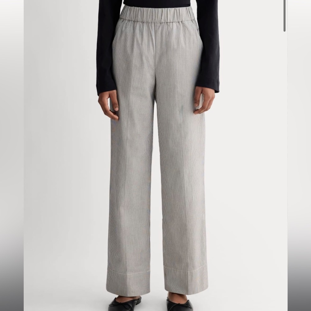 Everlane Easy Pants in Stripe